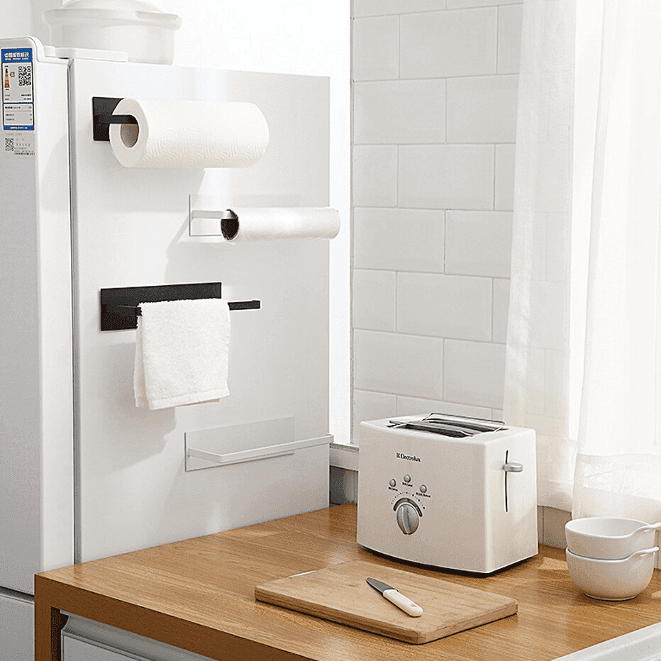 Porta Papel Toalha Multiuso para Cozinha Banheiro Prático Facil de instalar
