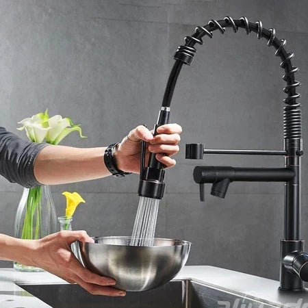 Torneira Cozinha Gourmet Monocomando Com Spray Extensor