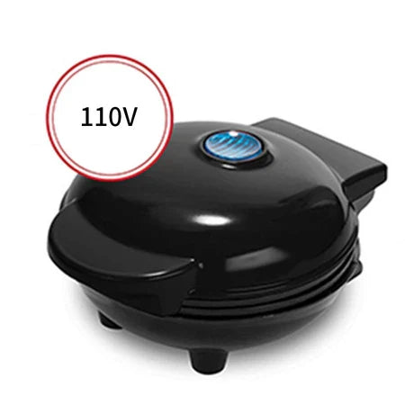 Mini Máquina de Waffles Elétrica Portátil