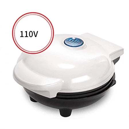 Mini Máquina de Waffles Elétrica Portátil